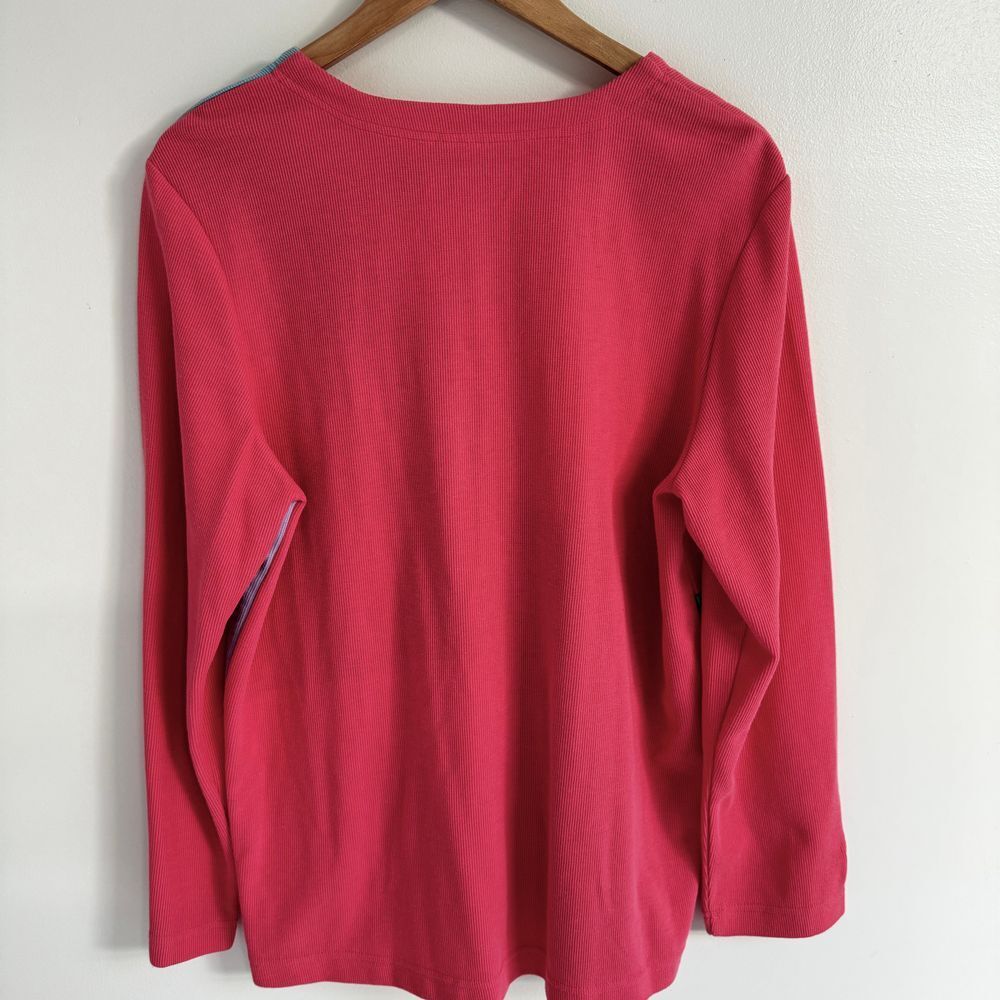 Vintage 90s Womens Cardigan Large Cottage Core Valentines Embroidered Hearts - Picture 10 of 10